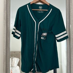 ‘47 Philadelphia Eagles Button Up Sports Shirt